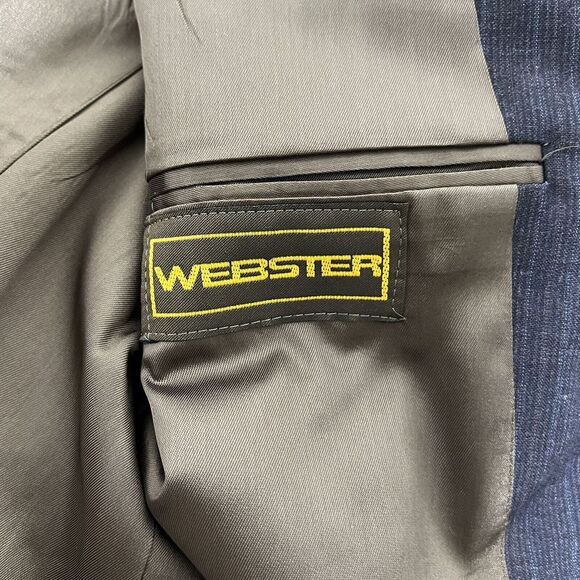 Daniel Hechter Jacket Blazer Sport Coat Blue Navy Mens Lined Striped - Picture 8 of 13